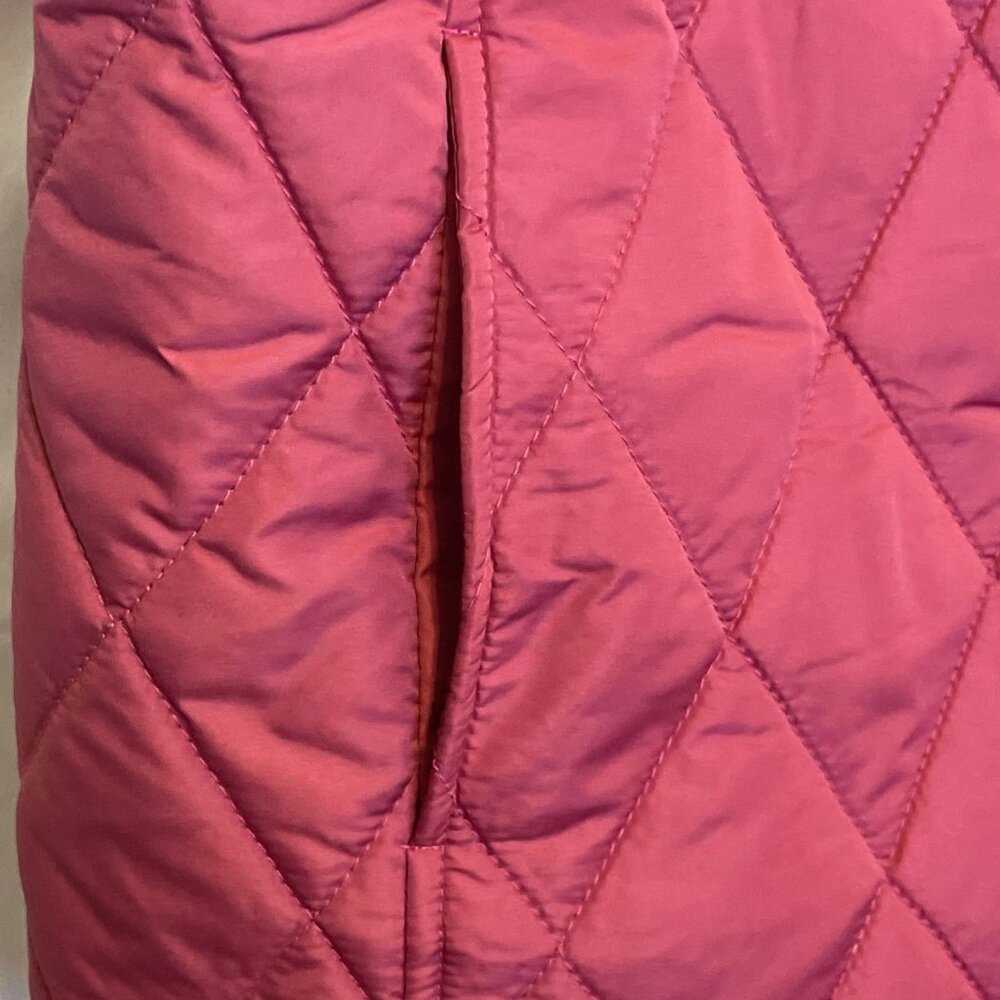 Kenneth Cole New York Quilted Hot Pink Puffer Vest Women's Size Medium NWT - Picture 5 of 12